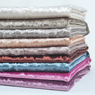 Gold Velvet Fabric Dress Stretch Gentle Thin Flannel Cloth DIY Clothing Sewing - Image 1 of 4