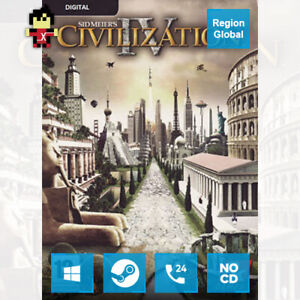 Sid Meiers Civilization IV 4 CIV for PC Game Steam Key Region Free