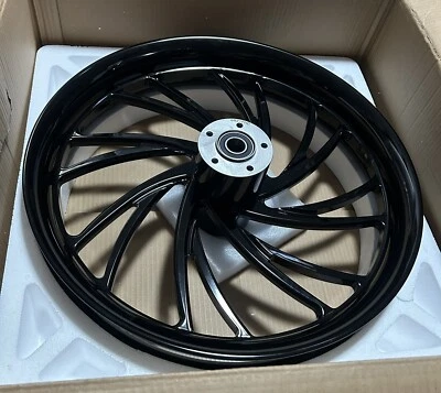 DNA NEO MAG WHEEL BLACK 21”x3.25” FRONT RIM HARLEY DAVIDSON 25 MM Bearing NEW - Image 1 of 4