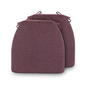 Chair Cushions for Dining Chairs - Olefin Thickened 2" Kitchen Chair Pads wit... - Picture 1 of 7