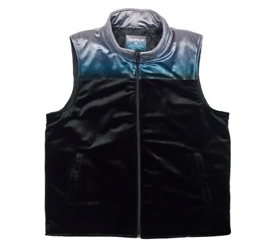 Chaleco de terciopelo acolchado acolchado acolchado de piel sintética acolchado de terciopelo tinte para hombre Foto 1 de 4