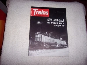 TRAINS THE MAGAZINE OF RAILROADING--OCTOBER 1959    #80 - Picture 1 of 7