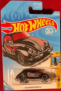 HOT WHEELS CHECKMATE VOLKSWAGEN BEETLE BLACK 262/365. SEE COMBINED OFFERS! - Picture 1 of 1