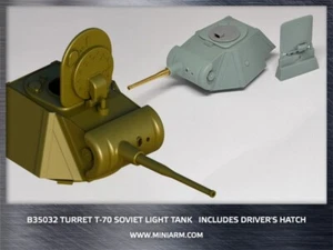 Miniarm MA-35032 1/35 Soviet T-70 Light Tank Turret for Miniart - Foto 1 di 1