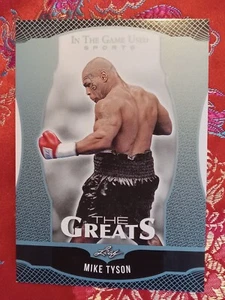 Mike Tyson 2024 Leaf In The Game Usato Sport BLU Boxe TG-24 WBA WBC IBF - Foto 1 di 1