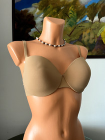 NWT La Perla Studio Padded Underwire Bra, sz 34E, Beige