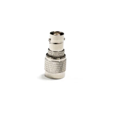 BNC Female jack to TNC male plug RF Coaxial Adapter Connector straight nickel - Image 1 of 4