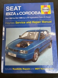 Haynes Workshop Manual 3571 SEAT Ibiza & Cordoba 1993-1999 Petrol & Diesel - Picture 1 of 3
