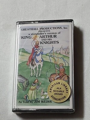 KING ARTHUR AND HIS KNIGHT Storyteller Version Cassette JIM WEISS '90 ca34 - Image 1 of 2