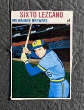 1979 Hostess Sixto Lezcano #136 Milwaukee Brewers
