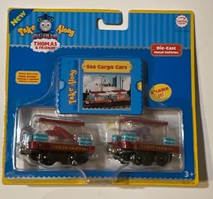Thomas & Friends Motor de Ferrocarril Take N Play Along Tren Diecast - Coches de Carga Marítima - Imagen 1 de 2