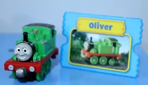 OLIVER - Thomas & Friends Take Along Take N Play Train Engine W/ COLLECTOR CARD - Picture 1 of 7