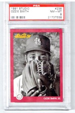 Ozzie Smith 1991 Studio PSA 8