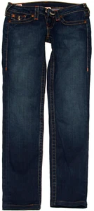 True Religion Women's Julie Skinny Jeans Med Wash Tag Size 26 (28x29.5) USA - Picture 1 of 5