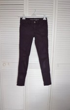 American Eagle Outfitters Women's Jeggings Super Stretch Size 00 Eggplant