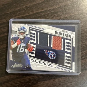 2023 Absolute Football Treylon Burks Patch Tools Of The Trade Dual Relic /349 - Bild 1 von 3