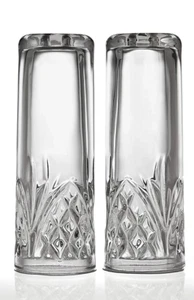 Dublino Sale Pepe Shaker 4,5 in Alto Elegante Set Godinger Crystal NUOVO senza scatola - Foto 1 di 5