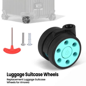 Wheels for RIMOWA  Luggage 50mm Wheel Replacement Parts Peppermint Green - Picture 1 of 5