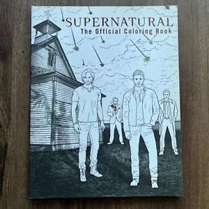 Supernatural The Official Coloring Book Plus Full Color Photo Pages 2016 UNUSED - Picture 1 of 13