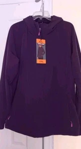 NWT Kirkland Signature Women's Full Zip Fleece Jacket Plum Heather Size 2XL - Picture 1 of 6