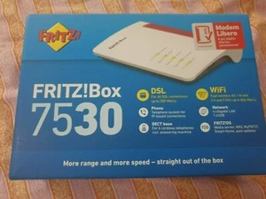 FRITZ BOX MODEM 7530/7590 VDSL 300 MEGA FIBER BIS ZU 1 GIGA WLAN 6 - Bild 1 von 1