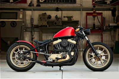 Asiento individual personalizado para moto Bobber ajuste de resorte Honda Shadow VT750 VT600 VT125 Foto 1 de 4