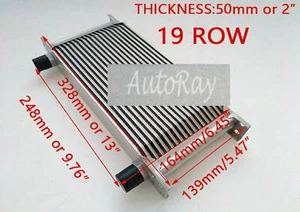 13"x7"x2'' Unierversal 19 Row Engine Transmission AN10 Oil Cooler Sliver - Picture 1 of 6