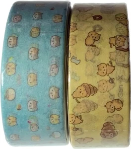 San-X Washi Tape Set Corocoro Coronya Cat Bakery Cafe Kitty Cats Kawaii Anime - Picture 1 of 2