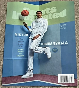 VICTOR WEMBANYAMA March 2023 Sports Illustrated First Cover Newsstand NO LABEL - Imagen 1 de 6