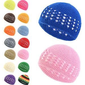 Women Men Crochet Mesh Cap Hairnet Snood Headband Wrap Night Sleeping Bonnet Hat