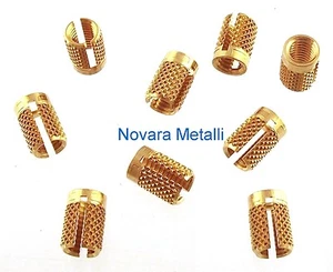 100 Inserti Filettati M3 ottone plastica legno douilles filetées laiton bois - Imagen 1 de 1