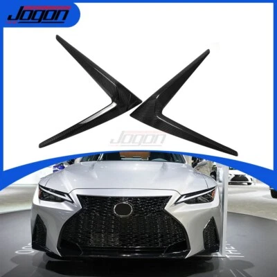 Tira de luz antiniebla delantera de carbono para Lexus IS300 IS350 IS500 F SPORT 2021+ Foto 1 de 4