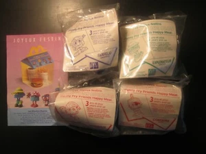 Funny Fry Friends "Komplettes Testausgabe-Set" Neu in Verpackung McDonalds/Kanada 1989 - Bild 1 von 13