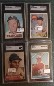 HUGE Vintage Card Collection Lot Aaron Mantle Clemente Mays HOF RC LOOK LOADED - Picture 1 of 24