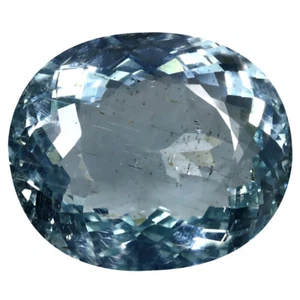 Aguamarina azul cielo de 14,26 quilates corte ovalado (18 x 15 mm) sin calefacción/sin tratar - Imagen 1 de 2