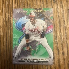 2023 Topps Inception Ryan Mountcastle Green #50 Baltimore Orioles Baseball Card