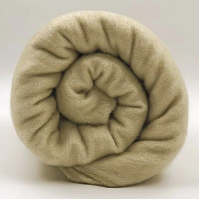 Soft and Warm ALPACA Wool Blanket sofa couch throw plain full queen bed cover - Image 1 of 4