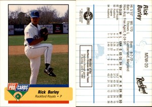Rick Burley 1994 Fleer ProCards Midwest League All-Stars #MDW-20 Card