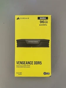 CORSAIR VENGEANCE 96GB (4x24GB) DDR5 DRAM Memory Kit, 6000 MHz 30-36-36-76 Lat.. - Picture 1 of 2