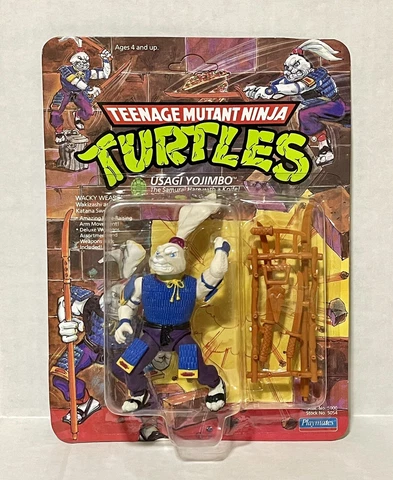 Teenage Turtles, TMNT Usagi Yojimbo Action Figure - Unpunched, Sealed 1989 Cover