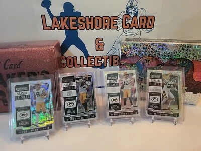 2023 Panini Contenders Green Bay Packers Mojo Insert Lot 4.. - Image 1 of 4