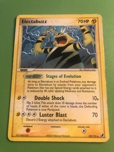 22/115 Electrabuzz Non-Holo Pokemon Card - EX Unseen Forces - Picture 1 of 2