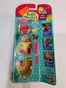1995 Mattel Polly Pocket Pony Sisters #14504 - MOC - Picture 1 of 3