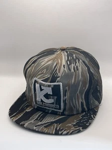 Vintage Kar Products Patch Camo Snapback Trucker Hat K-Products Made In USA New - Picture 1 of 7
