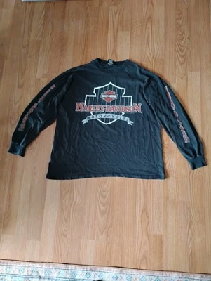 Vintage 1992 Harley Davidson Single Stitch Long Sleeve Tee Flaws See Photos - Image 1 of 4