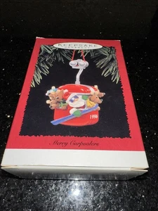 Vintage 1996 Hallmark Andenken Weihnachtsschmuck, "Merry Carpoolers". Mit Box - Bild 1 von 17