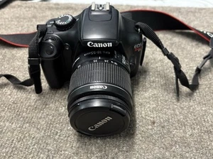 Canon EOS Rebel T3 12.2MP Digital SLR Camera w/ EF-S 18-55mm Battery No Charger - Picture 1 of 17