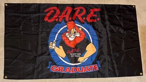 D.A.R.E. To Keep Off Drugs Graduate Large Vinyl Hanging Banner 58x33.5 - Picture 1 of 6
