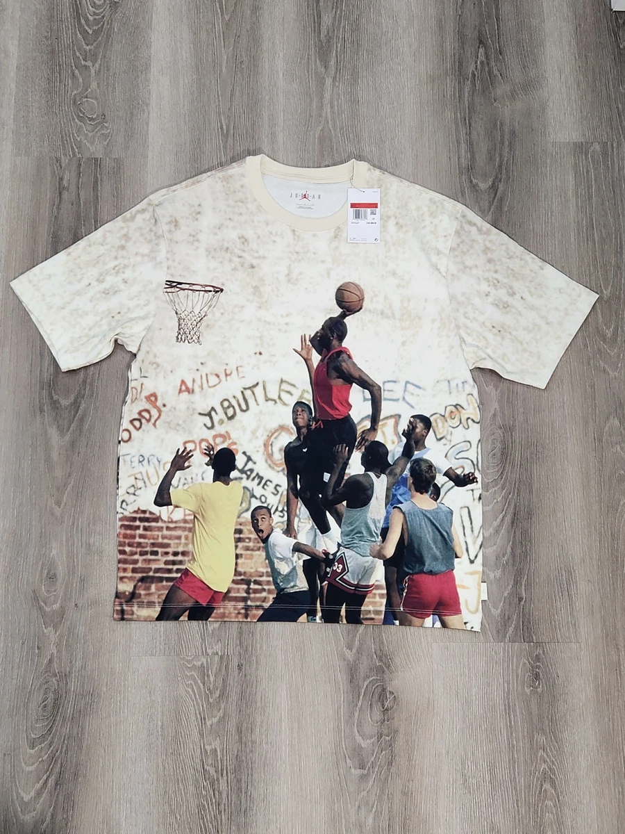 2005年製　エアジョーダン　プレイグラウンド　ビンテージ　Tシャツ VINTAGE 2005 NIKE AIR JORDAN PLAYGROUND, MEN'S T-SHIRT L, NEW WITH