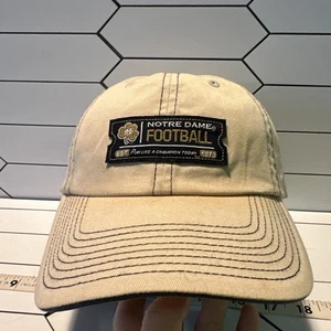 Notre Dame Football Ticket PatchTop of the world Sample Hat Rare Gorp - Picture 1 of 14